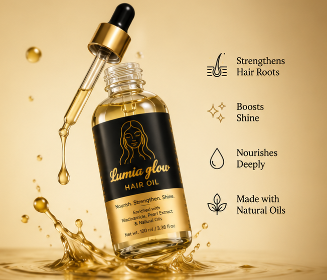 Lumia Glow Hair Oil – The Secret to Radiant, Strong Hair